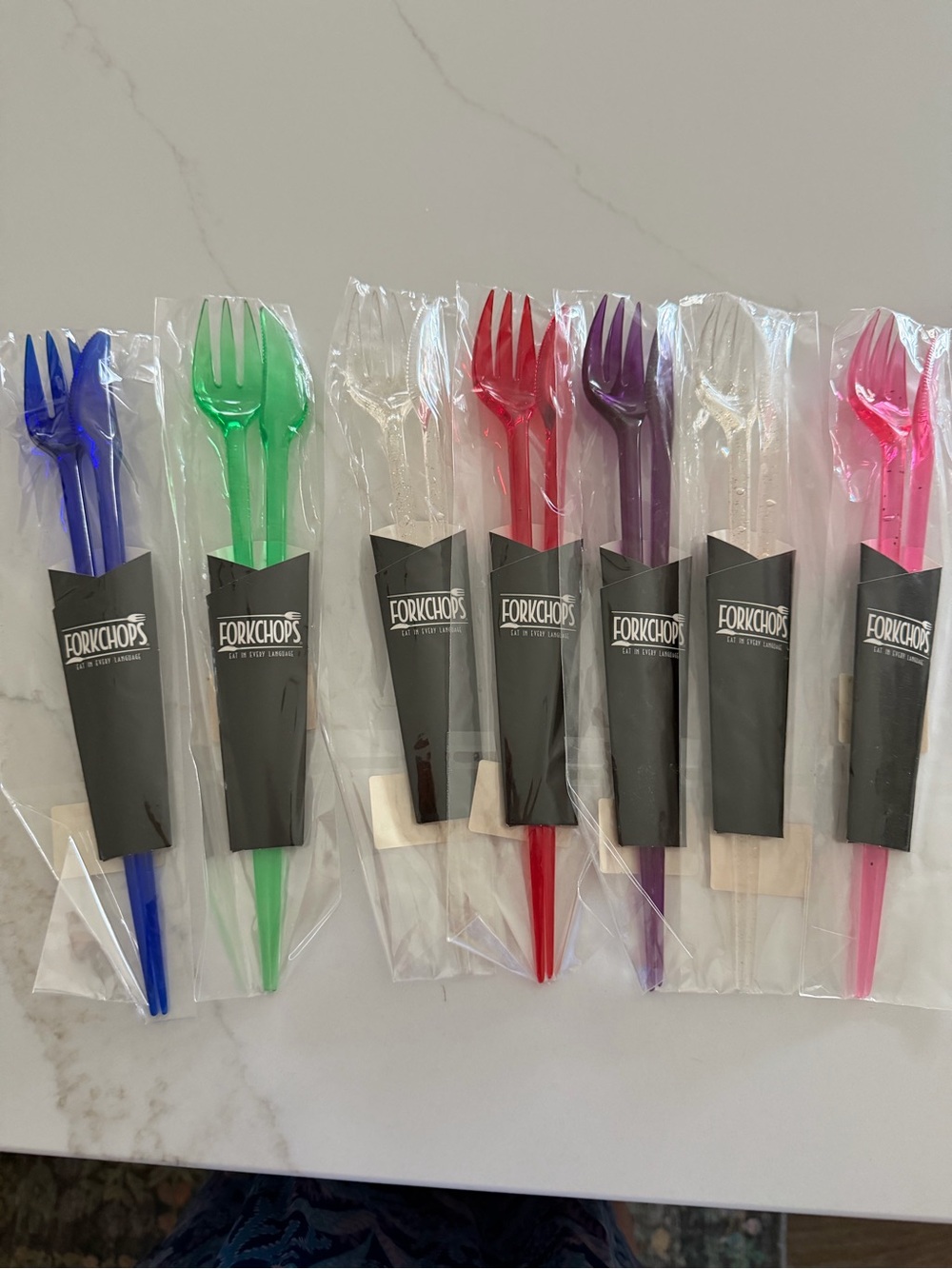 Colorful Fork Chops - 7 Assorted Colors